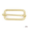 Slide Buckle 40 mm, wire 4 mm gold 35014500