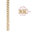 Steel chain 11x8x2 mm gold 4101050