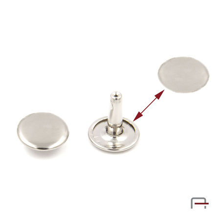 Two-sided Rivet L10/10/10/10 nickel