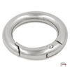 Metal Ring Carabiner 19 mm nickel 3711210