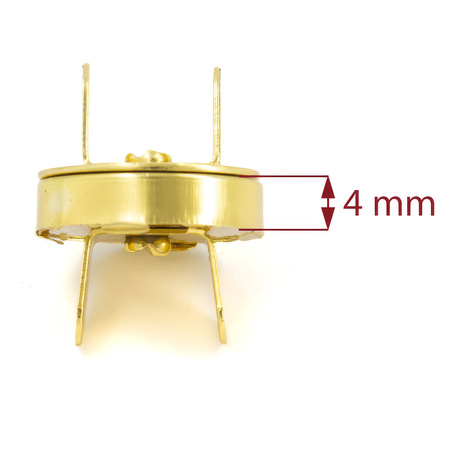 MAGNES 18 mm złoto 44001530