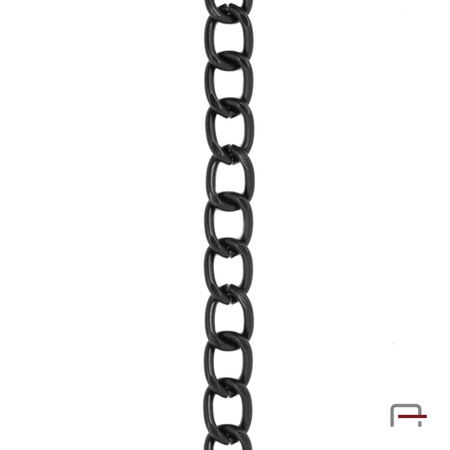 Steel Chain 12x8x2 mm black matt 4100745
