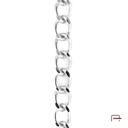 Steel chain 11x8x2 mm nickel 4114812