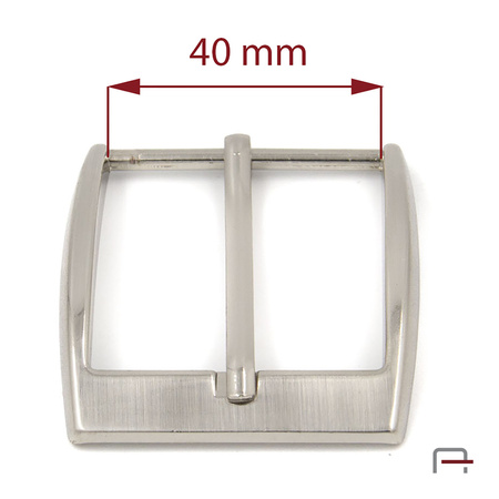 Klamra męska 40 mm nikiel satynowany 2307311