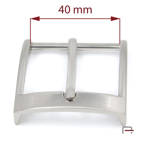 Men's Buckle 40 mm satin nickel 2302111