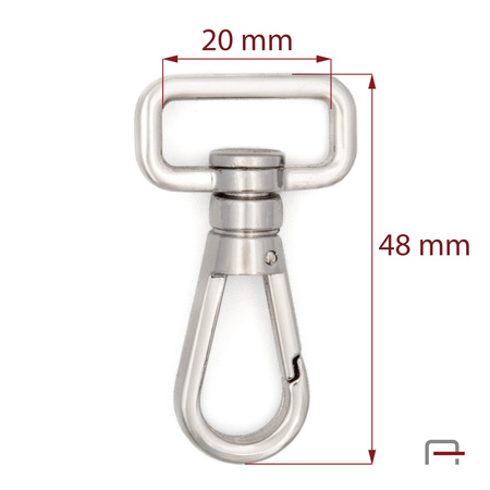 Snap Hook 20 mm 3234510