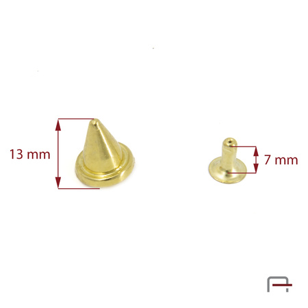 Metal ornament 12 mm 64050