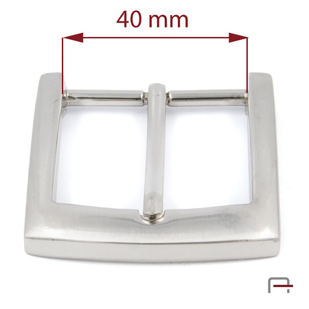 Men's Buckle 40 mm satin nickel 2302011