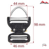 KLAMRA COBRA 45MM D-RING